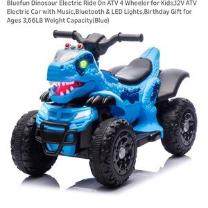 Kids Electric Ride-On ATV - Blue